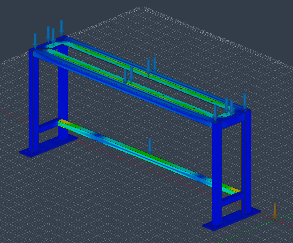 Load Simulation - Metal Table Frame