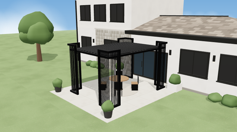 Pergola - Corrugated Roof